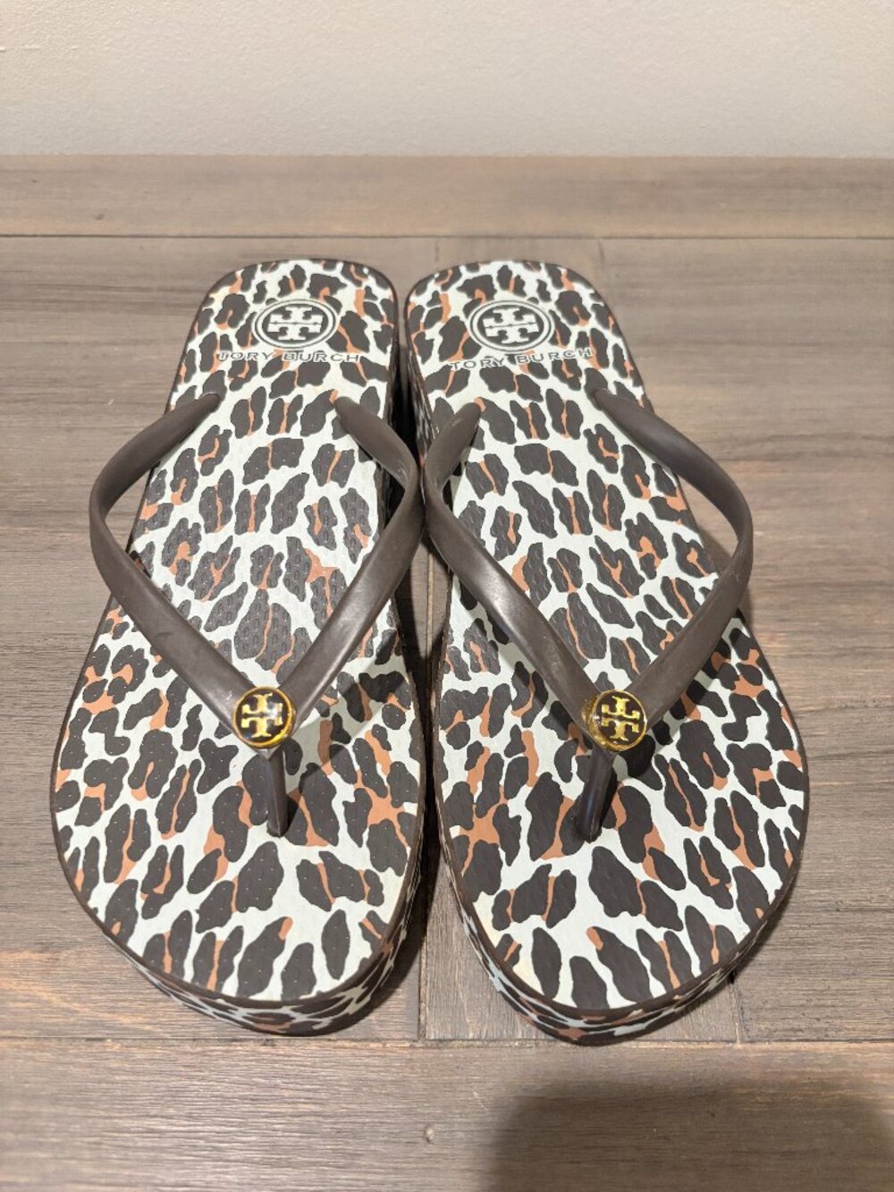 Brand New Tory Burch Thandie Leopard Wedge Sandal